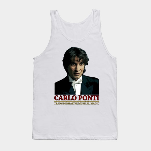 Carlo Ponti Jr - Transformative Magical Music Tank Top by Flower'Animals Studiost